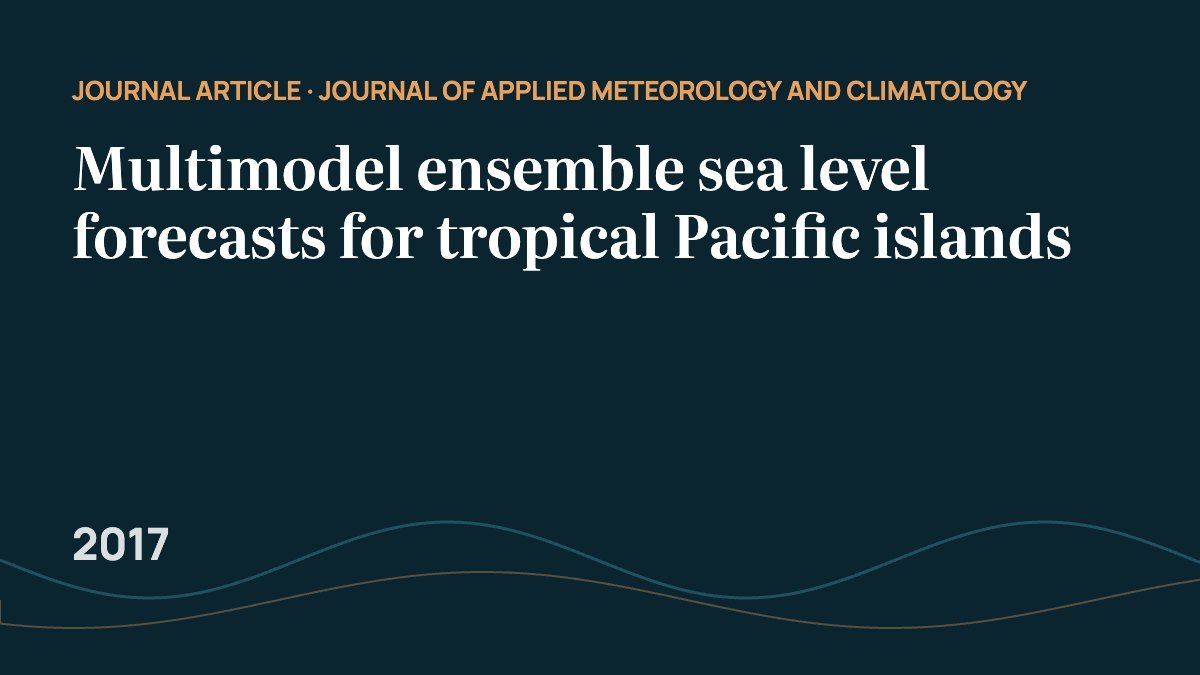 Multimodel ensemble sea level forecasts for tropical Pacific islands