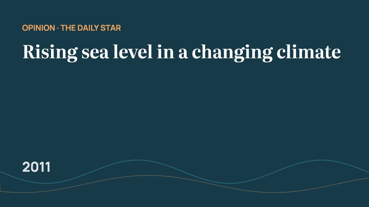 Rising sea level in a changing climate